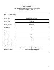 City University of Hong Kong Course Syllabus offered by School .